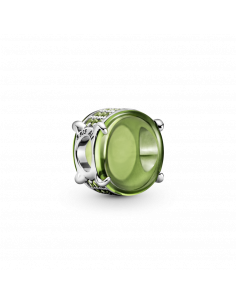 Charm Cabujón Ovalado Verde