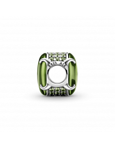 Charm Cabujón Ovalado Verde 2