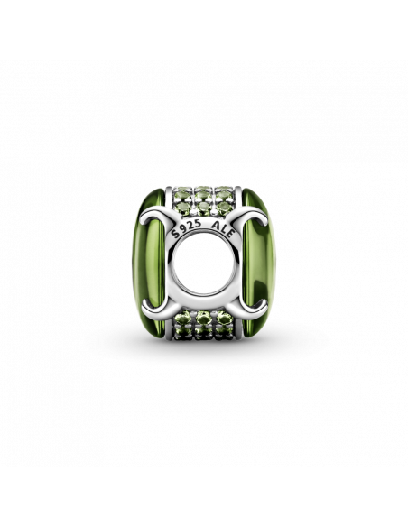 Charm Cabujón Ovalado Verde