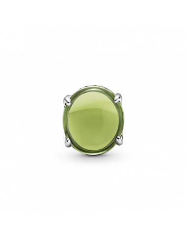 Charm Cabujón Ovalado Verde