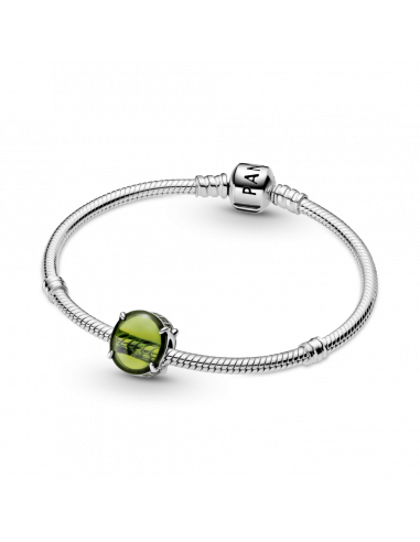 Charm Cabujón Ovalado Verde