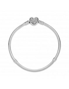 Pulsera Moments en plata de ley Cadena de Serpiente... 2