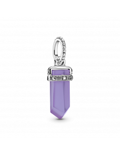Colgante en plata de ley Amuleto Morado