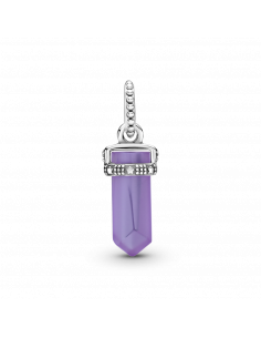 Colgante en plata de ley Amuleto Morado 2
