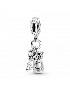 Charm colgante en plata de ley Llavero y Pomo