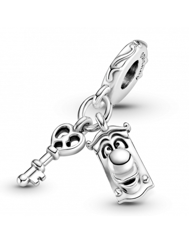 Charm colgante en plata de ley Llavero y Pomo