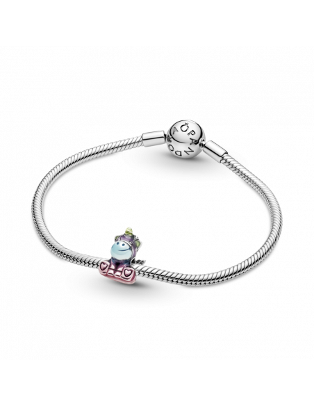 Charm en plata de ley Bruno El Unicornio Arcoiris Vistoso