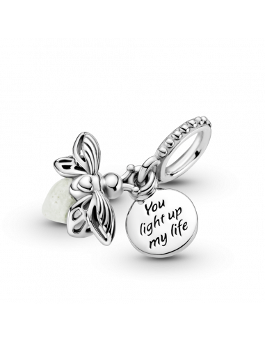 Charm Colgante en plata de ley Luciérnaga...