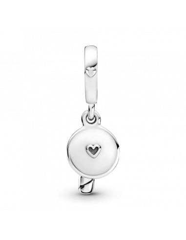 Charm colgante en plata de ley Vela Cumpleaños
