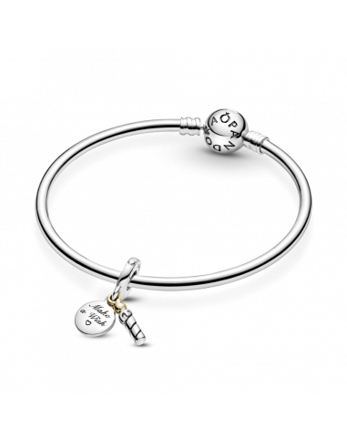 Charm colgante en plata de ley Vela Cumpleaños