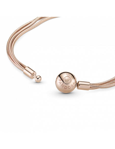 Pulsera Pandora Moments en Pandora Rose Multi Cadena de Serpiente