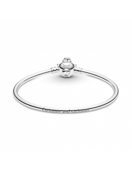 Pulsera Pandora Moments en plata de ley cierre Gato de Chesire Alicia en el País de las Maravillas de Disney
