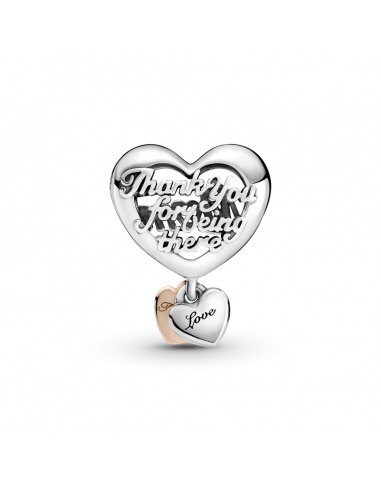 Charm en Plata de Ley y Pandora Rose Corazón...