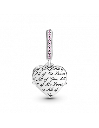 Charm Colgante en Plata de Ley Corazón & Madre
