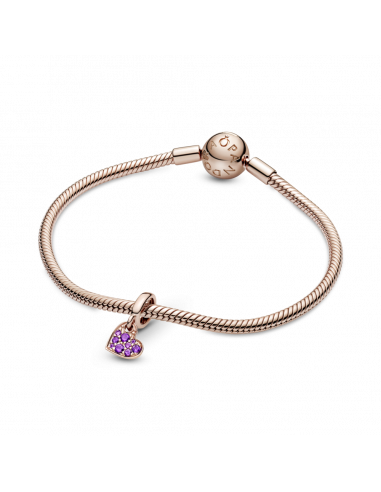 Charm Colgante en Pandora Rose Corazón Morado...