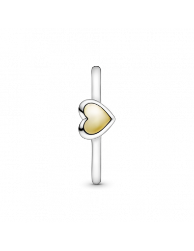 Anillo Corazón Cúpula Dorada
