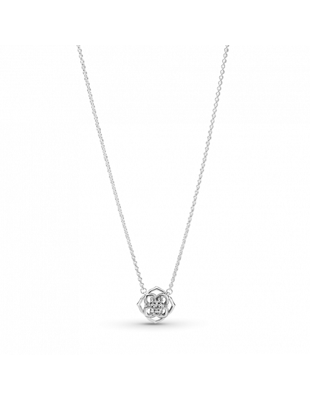 Collar en Plata de Ley Pétalos de Rosa