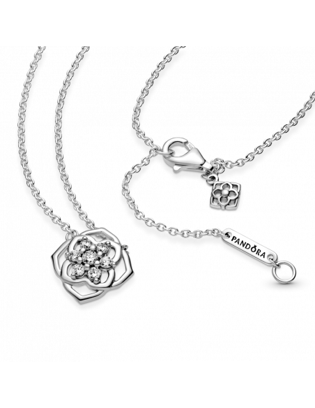 Collar en Plata de Ley Pétalos de Rosa