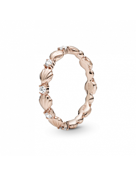 Anillo en Pandora Rose Banda Concha Marina