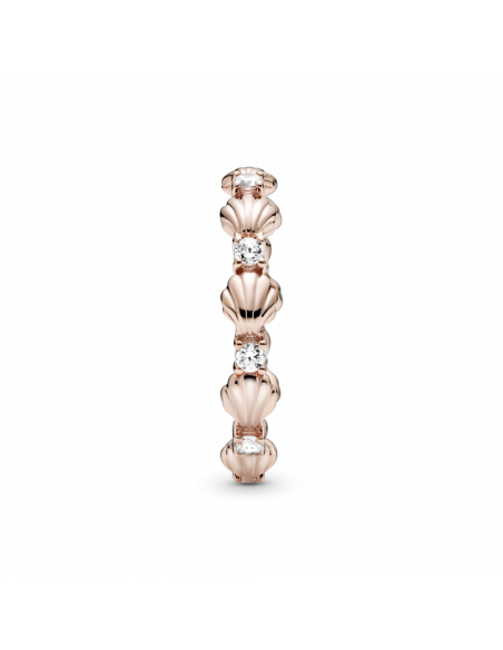 Anillo en Pandora Rose Banda Concha Marina