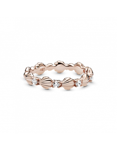 Anillo en Pandora Rose Banda Concha Marina