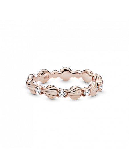 Anillo en Pandora Rose Banda Concha Marina