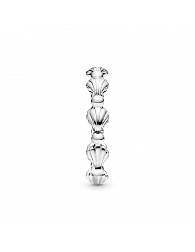 Anillo en plata de ley Banda Concha Marina