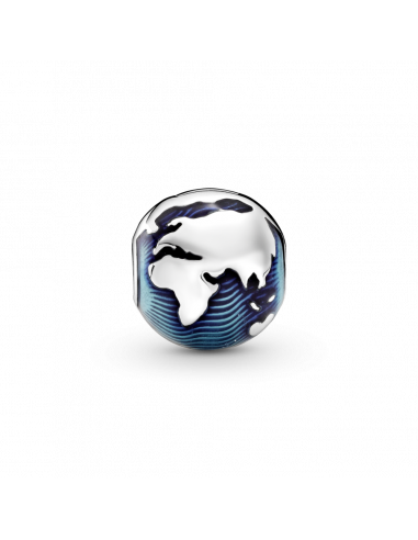 Clip en plata de ley Globo Azul