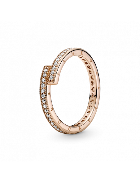 Anillo en Pandora Rose Superpuesto Brillante
