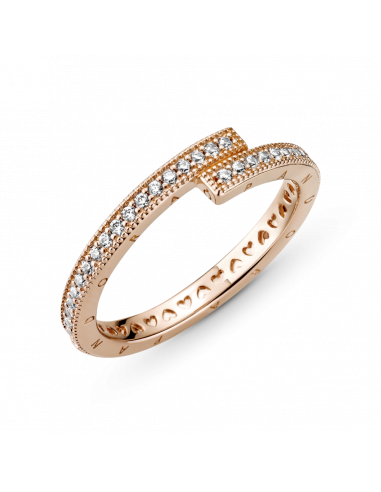 Anillo en Pandora Rose Superpuesto Brillante