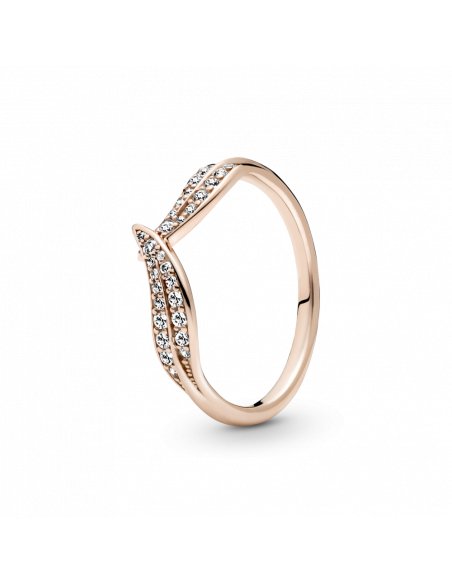 Anillo en Pandora Rose Hojas Brillantes