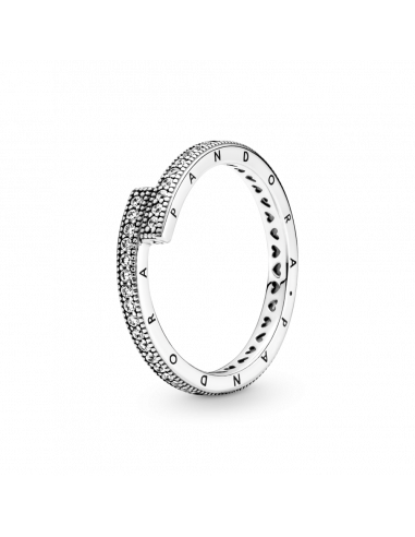 Anillo en plata de ley Superpuesto Brillante