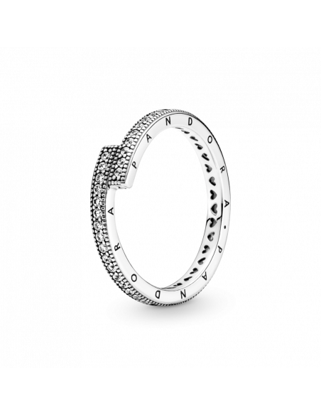 Anillo en plata de ley Superpuesto Brillante