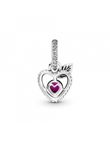 Charm Colgante en plata de ley Manzana...