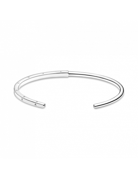 Pulsera Rígida en plata de ley Pandora Signature I-D