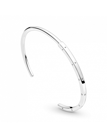 Pulsera Rígida en plata de ley Pandora Signature I-D