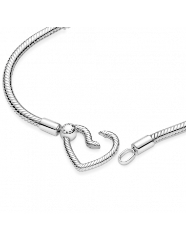 Pulsera Pandora Moments en plata de ley Cadena...