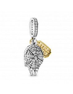Charm Colgante en plata de ley Halcón Milenario de Star Wars