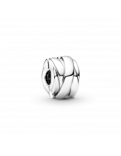 Clip  en plata de ley Cintas Pulidas