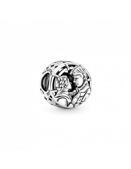 Charm en plata de ley Beso Leia & Han Solo de Star Wars