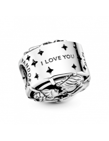 Charm en plata de ley Beso Leia & Han Solo de...