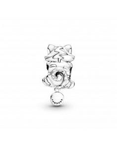 Charm en plata de ley Gatito & Ovillo de Lana 2