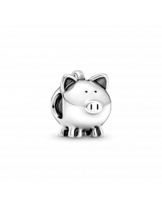 Charm en plata de ley Hucha Cerdito