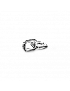 Link Doble en plata de ley Pandora ME en Pavé