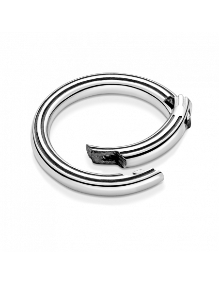 Conector Circular en plata de ley Pandora ME
