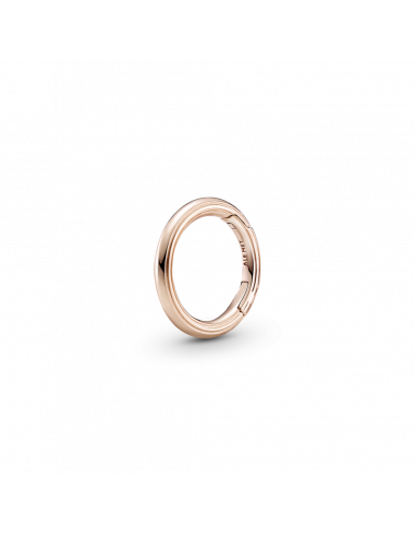Conector Circular con recubrimiento en oro rosa de 14k Pandora ME