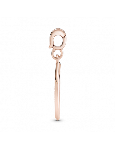 Medallón con recubrimiento en oro rosa de 14k...