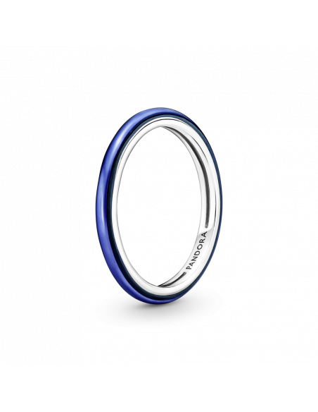 Anillo en plata de ley Azul Eléctrico Pandora ME