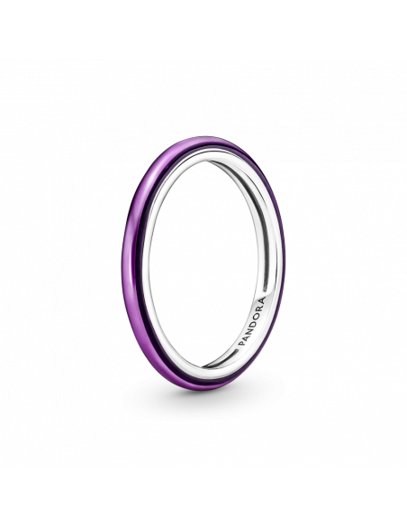 Anillo en plata de ley Púrpura Impactante Pandora ME