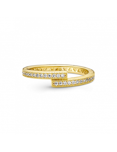 Anillo con recubrimiento en oro de 14k...